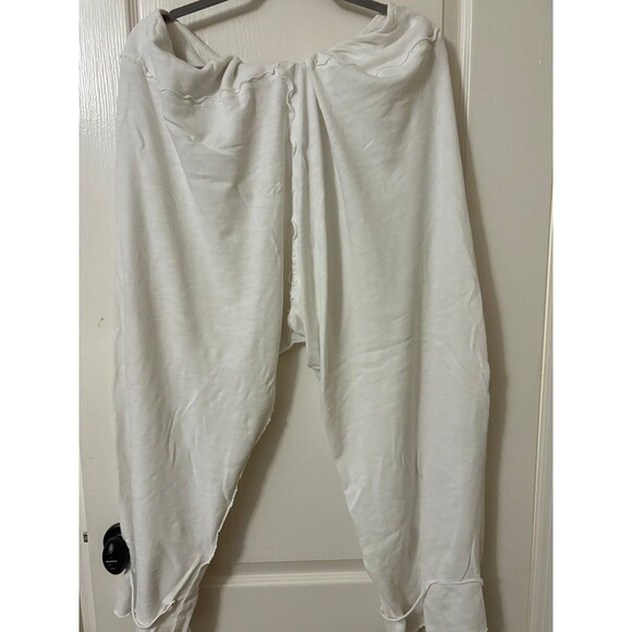 Free People Organic Cotton Lounge Top and Pants in Ivory, size XL - Picture 11 of 12